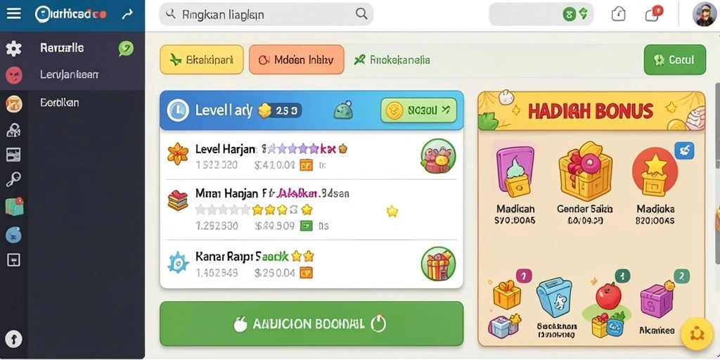 77lucks - Fitur bonus harian yang menambah keseruan bermain.